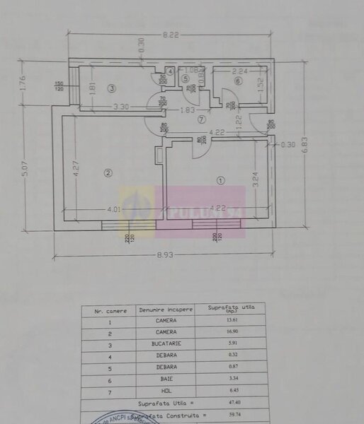 Apartament de vanzare cu 2 camere in Azuga